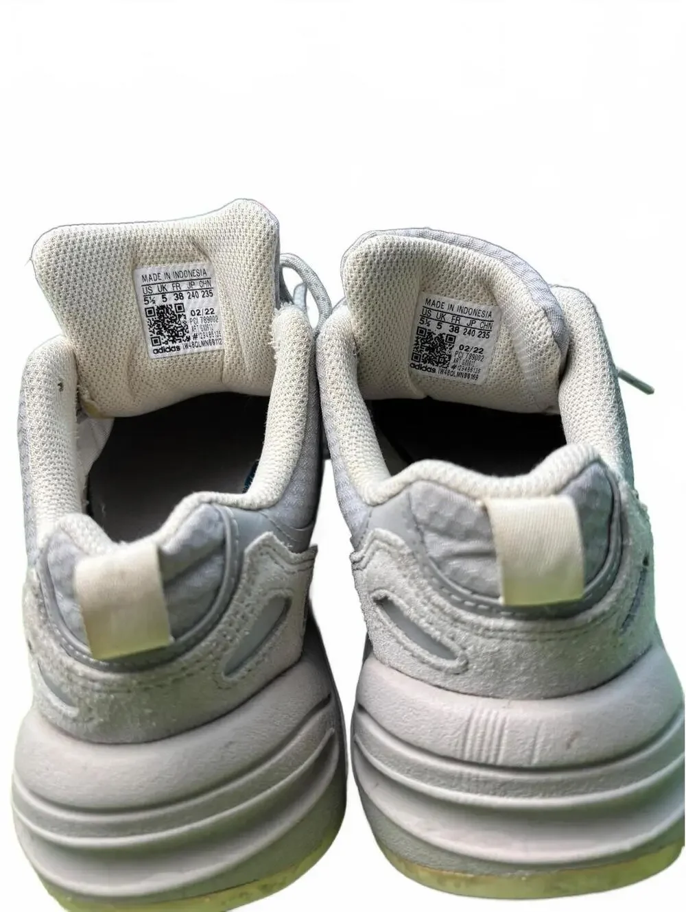 Adidas ZX 22 Lightweight Sneakers in Light Gray